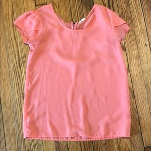 Peach light blouse